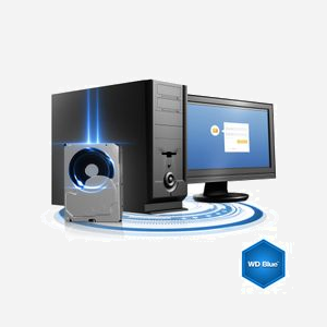 Western Digital Blue WD10EZEX Disque Dur 1 To 7200 RPM 64 Mo Cache 3.5" SATA III 6 Gbit/s, Transfert 150 MiB/s, PC, 5/12V - Miniature 5