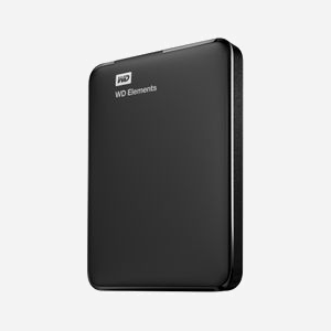 Western Digital Elements Portable 2To HDD 2.5" USB 3.2 Gen 1 (3.1 Gen 1) Micro-USB B 5400 tr/min Noir - WDBU6Y0020BBK-WESN, compatible Windows et macOS