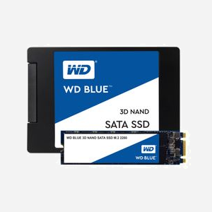 Western Digital Blue 3D SSD 1.02To, 2.5", SATA III 6Gb/s, Lecture 560Mo/s, Écriture 530Mo/s, 95K/84K IOPS, TBW 400, WDS100T2B0A - Miniature 2