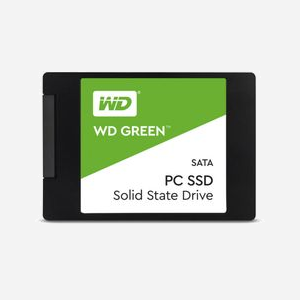 Western Digital Green SSD 240 Go 2.5" SATA III SLC - Lecture 545 Mo/s, MTBF 1000000h, Consommation 2.8W (Lecture/Écriture), Température 0-70°C