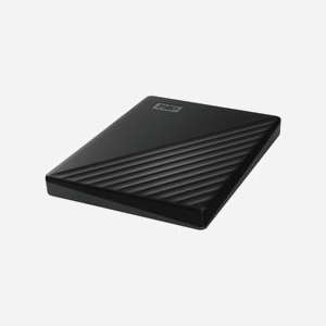 Western Digital My Passport 2To USB 3.2 Gen 1 Noir - Disque dur externe 2.5" - Interface USB, AES 256-bit, Compatible Windows/macOS, 75x107.2x11.2mm - Miniature 4