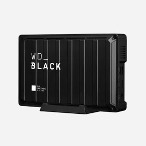 Western Digital D10 - Disque Dur Externe 8 To 7200 RPM USB 3.2 Gen 2 Noir/Blanc - Compatible Windows/macOS - 125x195x44 mm - Miniature 3