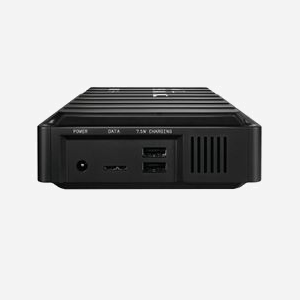 Western Digital D10 - Disque Dur Externe 8 To 7200 RPM USB 3.2 Gen 2 Noir/Blanc - Compatible Windows/macOS - 125x195x44 mm - Miniature 4