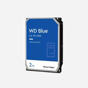 Western Digital Blue HDD 2 To, 3.5", 7200 RPM, 256 Mo Cache, SATA, Ref WD20EZBX - Compatible Windows, macOS. Dimensions: 101.6x26.1x147 mm