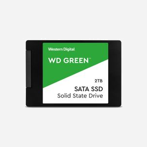 Western Digital WD Green 2 To SSD 2.5" SATA III SLC - Lecture 545 Mo/s, 6 Gbit/s, MTBF 1 000 000 h - WDS200T2G0A-00CMW0