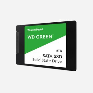 Western Digital WD Green 2 To SSD 2.5" SATA III SLC - Lecture 545 Mo/s, 6 Gbit/s, MTBF 1 000 000 h - WDS200T2G0A-00CMW0 - Miniature 2