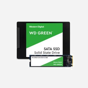 Western Digital WD Green 2 To SSD 2.5" SATA III SLC - Lecture 545 Mo/s, 6 Gbit/s, MTBF 1 000 000 h - WDS200T2G0A-00CMW0 - Miniature 5