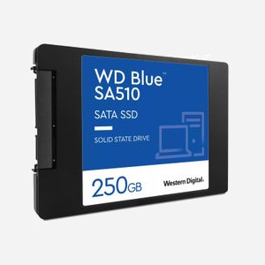 Western Digital Blue SA510 SSD 250 Go 2.5" SATA III 6Gb/s Lecture 555 Mo/s Écriture 440 Mo/s 80K/78K IOPS TBW 100 pour PC/Portable - Miniature 3