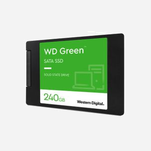 Western Digital Green SSD 240 Go 2.5" SATA III 6Gbit/s Lecture 545Mo/s - WDS240G3G0A, Dimensions 69.8x100.5x7mm, 0-70°C - Miniature 2