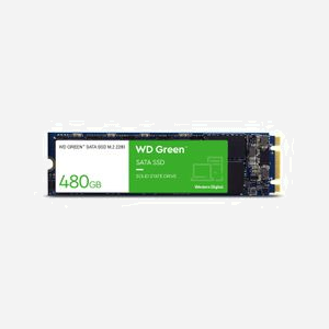 Western Digital Green SSD 480Go M.2 SATA III 6Gbit/s, Lecture 545Mo/s, 22x80mm, Température 0-70°C, Référence WDS480G3G0B - Miniature 1