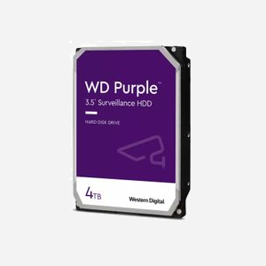 Western Digital Purple WD43PURZ HDD 4 To 5400 tr/min, 256 Mo cache, 3.5", Interface Série ATA III, composant PC