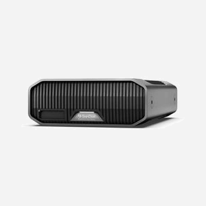 SanDisk G-DRIVE PROJECT 22To Disque Dur Externe 7200 RPM USB-C 3.2 Gen 2 Ultrastar avec logement PRO-BLADE SSD Mag Gris