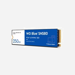 Western Digital Blue SN580 2 To SSD NVMe PCIe 4.0 M.2 2280 TLC - Lecture/Écriture 4150 Mo/s - 600K/750K IOPS - WDS200T3B0E-00CHF0 - Miniature 2