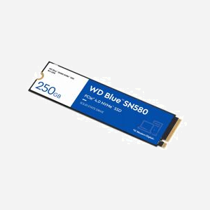 Western Digital Blue SN580 2 To SSD NVMe PCIe 4.0 M.2 2280 TLC - Lecture/Écriture 4150 Mo/s - 600K/750K IOPS - WDS200T3B0E-00CHF0 - Miniature 3