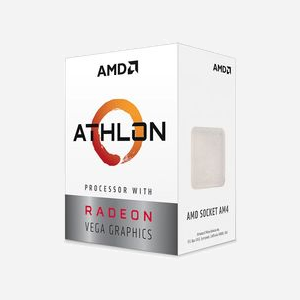 AMD Athlon 3000G 3.5GHz 2 Cores / 4 Threads, Socket AM4, 4MB L3 Cache, Radeon Vega 3, TDP 35W, DDR4 2667MHz, PCIe 3.0 - Miniature 1