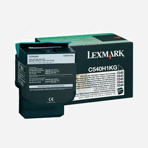 Lexmark C540H1KG Cartouche Toner Original Noir, rendement 2500 pages ISO/IEC 19798, pour X544/X546/X548/C544/C543/C540, programme de retour Lexmark - Miniature 1