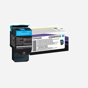 Lexmark C540H1CG Cartouche Toner Original Cyan, Rendement 2000 pages, Technologie Laser, Compatibilité Imprimantes Lexmark Séries X54x et C54x - Miniature 1