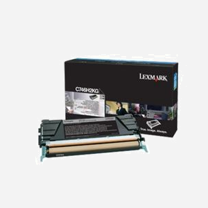 Lexmark C746H3KG Cartouche de toner Noir Original – 12000 pages – Pour Lexmark C746 DN/DTN/N et C748 DE/DTE/E – Technologie d'impression laser - Miniature 1