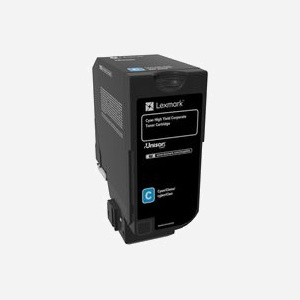 Cartouche Toner Lexmark 84C2HCE Cyan Original – 16000 pages – CX725 – Haute Capacité (XL) – Technologie Laser