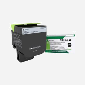Lexmark 71B2XK0 Cartouche de toner noir Original, rendement 8000 pages (ISO/IEC 19798), compatible Lexmark CX517de, CS517de, technologie Unison™ - Miniature 1