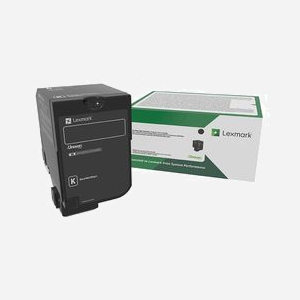 Cartouche Toner Noir Lexmark 73B20K0 Original - Rendement 20000 Pages - Impression Laser - Compatible CS827de, CX827de - 1 Pièce