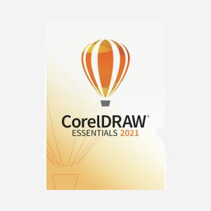 Corel CorelDRAW Essentials 2021 - Éditeur graphique Complet - 1 licence - Windows 10/11 x64 - 2.5Go HDD, 4Go RAM min. - Core i3/Ryzen 3 min.