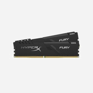 HyperX FURY DDR4 32Go (2x16Go) 3200MHz CL16 DIMM 288-pin, Radiateur Low Profile, Compatible Intel XMP et AMD Ryzen, HX432C16FB3K2/32 - Miniature 1