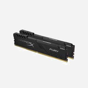 HyperX FURY DDR4 16Go (2x8Go) 3200MHz CL16 DIMM 288-pin XMP Radiateur Low Profile pour PC/Serveur (HX432C16FB3K2/16) - Miniature 2