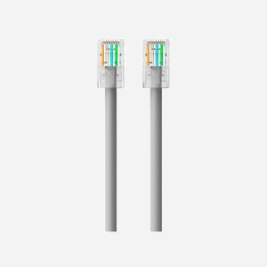 Belkin Câble Réseau Cat6 RJ45-RJ45 5m Gris - Connecteurs Mâle/Mâle - Technologie 10/100/1000Base-T(X) - Référence A3L981BT05M-H-S - Miniature 1