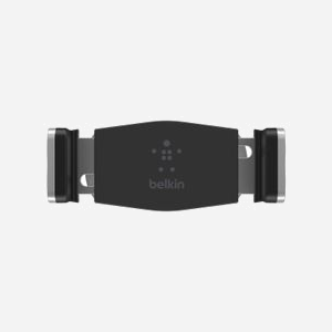 Belkin F7U017BT Support Voiture Passif Smartphone Jusqu'à 5.5" Grille Ventilation Aluminium/Caoutchouc Noir/Argent Rotation 180° - Miniature 1