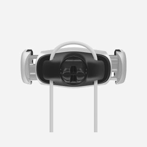 Belkin F7U017BT Support Voiture Passif Smartphone Jusqu'à 5.5" Grille Ventilation Aluminium/Caoutchouc Noir/Argent Rotation 180° - Miniature 4