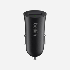 Belkin Chargeur Auto Allume-cigare Noir F7U032BT04-BLK pour Téléphone, Smartphone, Tablette - USB - 22.9mm x 52mm x 22.9mm - Compatible Galaxy S8, HTC 10, LG G6, etc. - Miniature 3