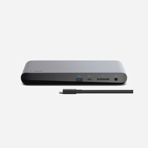 Belkin Thunderbolt 3 Dock Pro F4U097VF : 2x Thunderbolt 3, 6x USB (4x Type-A 3.2 Gen 1, 1x Type-A 3.2 Gen 2, 1x Type-C 3.2 Gen 1), DP, SD, 170W - Miniature 2