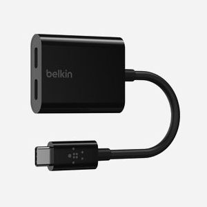 Belkin F7U081BTBLK Chargeur USB-C 60W Noir pour Smartphone - 2 ports USB Type-C - Alimentation Intérieure - Plug & Play - 33x140x10.5mm