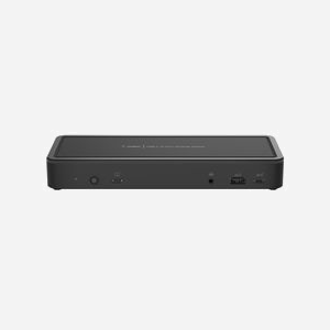 Belkin INC003VFBK Station d'accueil USB 3.2 Gen 2 Type-C, 2xHDMI 2.0, 2xDisplayPort 1.4, 65W Power Delivery, Ethernet Gigabit, Noir - Miniature 1
