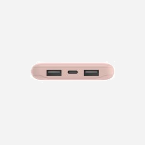 Belkin BOOST↑CHARGE BPB011BTRG - Batterie Externe 10000 mAh Or Rose, 2x USB-A + 1x USB-C, Recharge USB, Compatibilité Smartphones/Tablettes - Miniature 3
