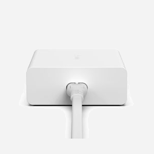 Belkin WCH010VFWH Chargeur Secteur 108W, 2x USB-C Power Delivery 3.0, 2x USB-A 3.2 Gen 1, Câble 2m, Blanc, Compatible Ordinateur Portable/Smartphone/Tablette - Miniature 4