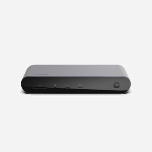 Belkin Thunderbolt 4 Dock Pro - Station d'accueil filaire, 2x Thunderbolt 4, 2x HDMI 2.0, USB 3.2 Gen 1/Gen 2, Power Delivery 90W, Ethernet, Lecteur SD, Noir - Miniature 1