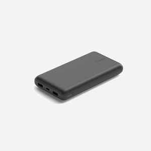 Belkin BPB012btBK Batterie Externe 20000mAh Noir, 2x USB-A & 1x USB-C, 15W, Indicateur LED, Câble USB-A vers USB-C inclus, 439.9g - Miniature 2