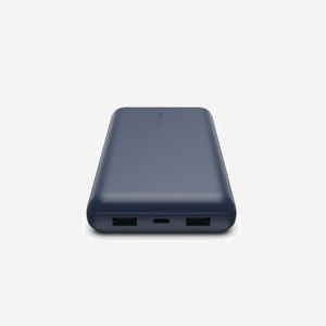 Belkin BPB012btBL Batterie Externe 20000mAh Bleu - 2x USB Type-A, 1x USB Type-C, 15W - Compatible Smartphones/Tablettes - Câble USB-A vers USB-C inclus - Miniature 3