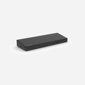 Belkin INC007VFBK Station d'accueil USB-C 4K DisplayLink Triple Affichage (3x HDMI, 2x DisplayPort) 5x USB-A, 2x USB-C, Gigabit Ethernet, 85W PD, Windows/macOS/ChromeOS - Miniature 1