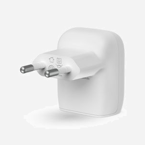 Belkin BoostCharge WCA006VFWH - Chargeur Secteur USB-C 20W Power Delivery 3.1 PPS GaN - Blanc - Smartphones et Tablettes - Compatible Google Pixel, iPhone, Galaxy - Miniature 2