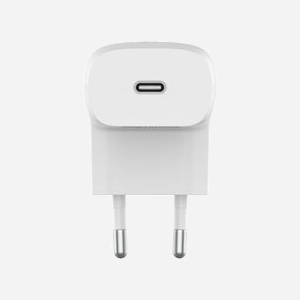 Belkin BoostCharge WCA006VFWH - Chargeur Secteur USB-C 20W Power Delivery 3.1 PPS GaN - Blanc - Smartphones et Tablettes - Compatible Google Pixel, iPhone, Galaxy - Miniature 3