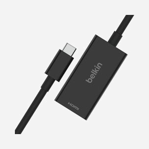 Belkin AVC013BTBK Adaptateur HDMI 2.1 Femelle Type A vers USB-C Mâle, résolution 7680x4320 (4320p), HDR10+ Gaming, 144Hz, Noir - Miniature 2