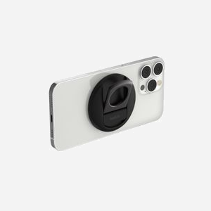 Belkin MMA006btBK Support Actif Magnétique Noir pour Mobile/Smartphone, Fixation MagSafe, Orientation Portrait/Paysage, Compatibilité MacBook & iPhone - Miniature 3