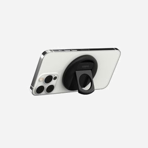 Belkin MMA006btBK Support Actif Magnétique Noir pour Mobile/Smartphone, Fixation MagSafe, Orientation Portrait/Paysage, Compatibilité MacBook & iPhone - Miniature 5
