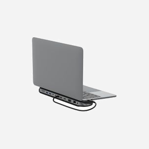 Belkin INC014BTSGY - Station d'accueil USB-C 3.2 Gen 2, 100W PD, Double HDMI 4K 60Hz, VGA, Ethernet 2.5Gbps, Lecteur SD/MicroSD, USB-A/USB-C, ChromeOS - Miniature 3