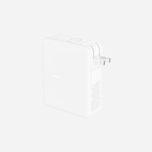 Belkin BoostCharge Pro 140W Blanc - Chargeur Secteur Intérieur Universel - 3x USB-C (Power Delivery 3.1 jusqu'à 140W), 1x USB-A 3.2 Gen 1 - GaN - Miniature 2