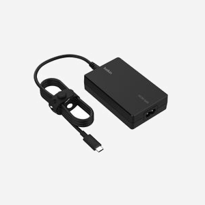 Belkin INC016VFBK Alimentation Interne CA vers CC 100W USB-C Power Delivery 2.5m Noir - Compatible MacBook, Windows, Chromebook, Steam Deck, Nintendo Switch