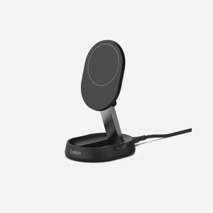 Belkin BoostCharge Pro WIA008BTBK : Chargeur sans Fil Qi2 15W Secteur pour Smartphone (iPhone 15 & compatibles) avec Port USB-C, Noir, Câble 1.5m - Miniature 3